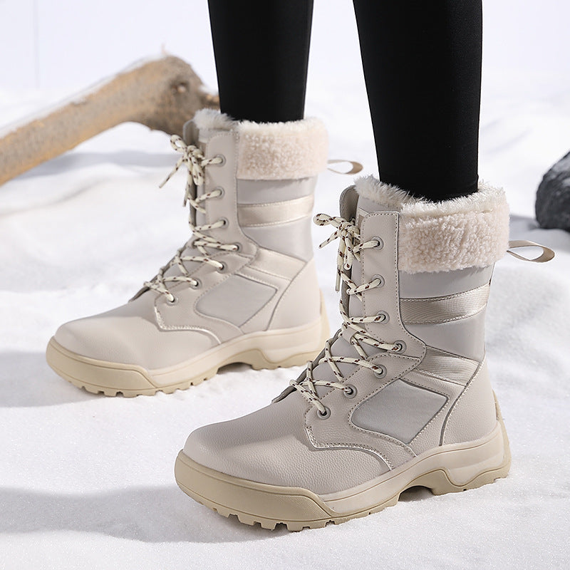 Damen Winterstiefel Warm Isoliert Rutschfest Schnee Stiefel