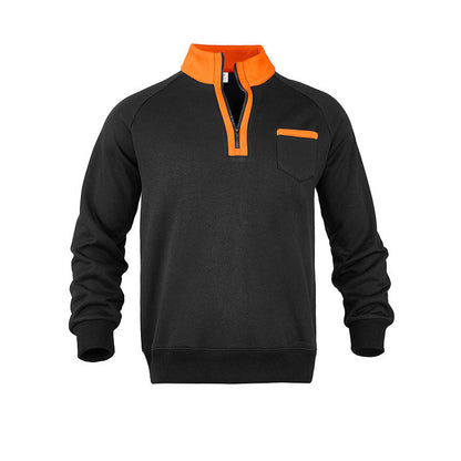 Herren Sweatshirt Feuchtigkeitsregulierend Mit Reißverschluss