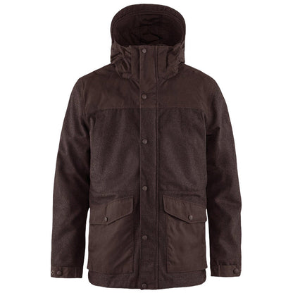 Herren Parkajacke Waterproof mit Abnehmbarer Kapuze