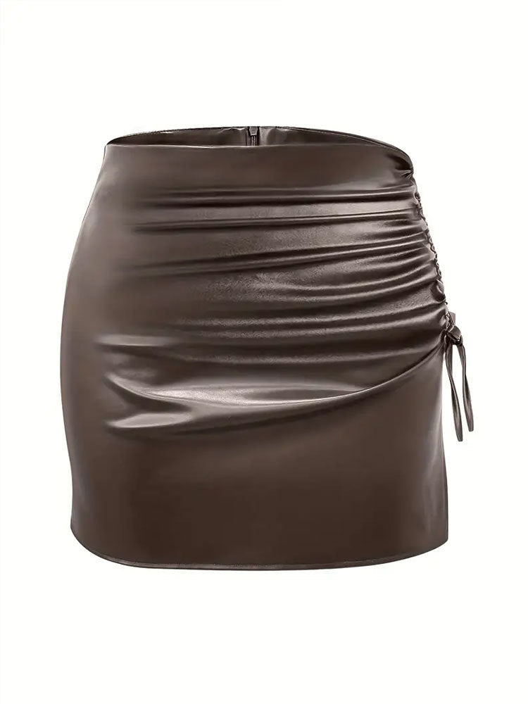 Kurzer Damen Minirock mit Rüschen DesignSexy