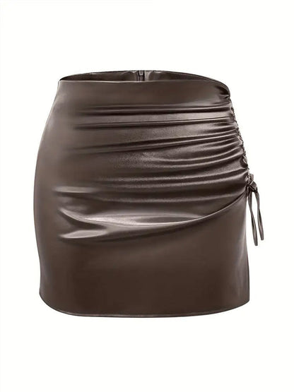 Kurzer Damen Minirock mit Rüschen DesignSexy