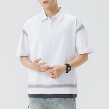 Herren Poloshirt Modern atmungsaktiv Trendig