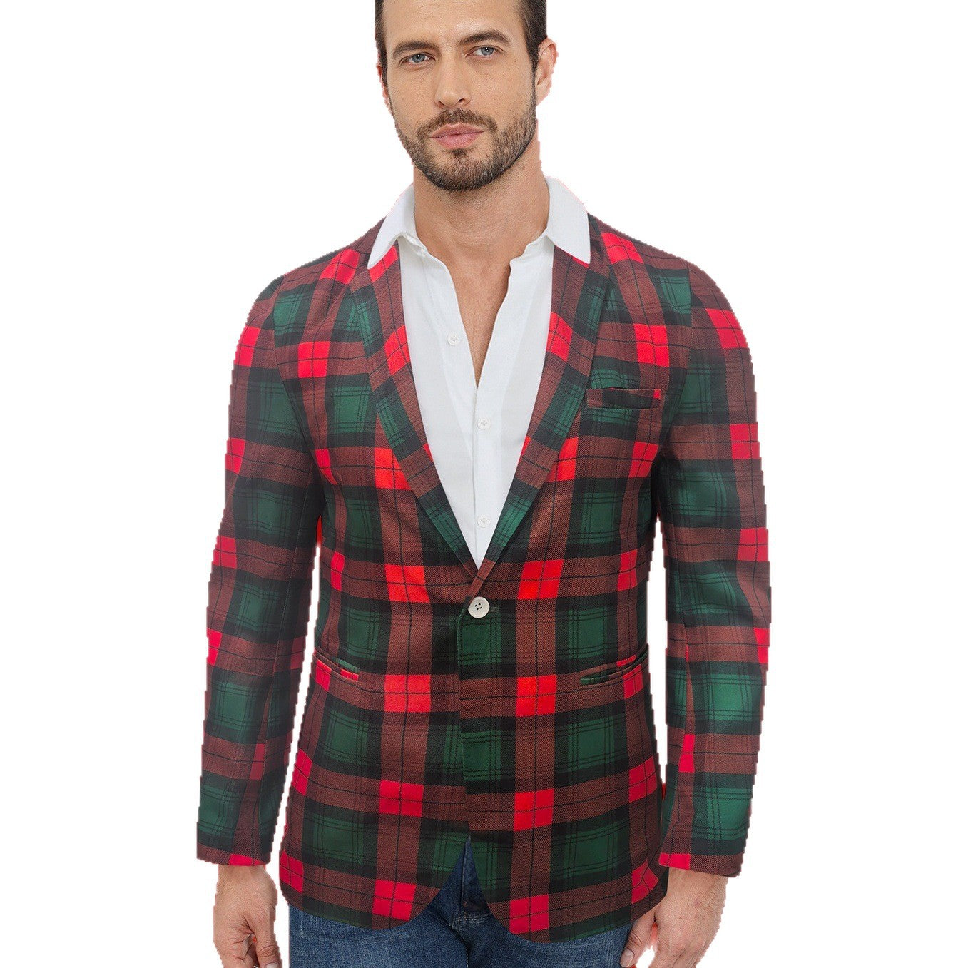 Herren Karoblazer Elegant Berlin Style