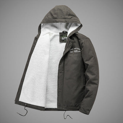 Herren Heizjacke Übergangsaison Warm Wasserdicht