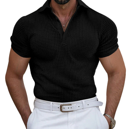 Herren Poloshirt atmungsaktiv Struktur Optik Berlin