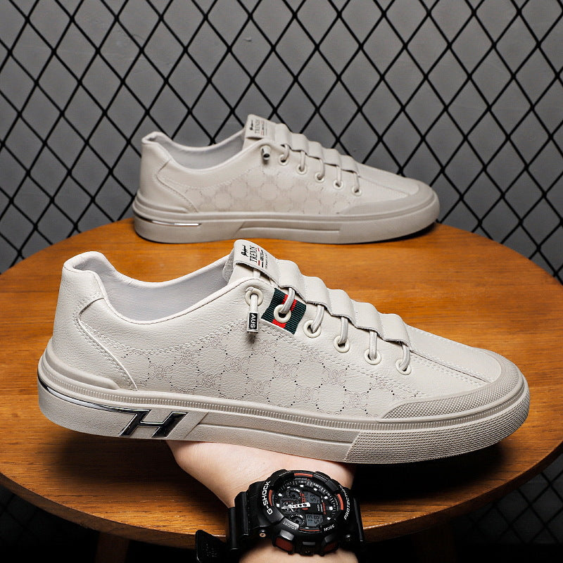 Damen Sneaker Modisch Prägungsmuster Schwarz - BerlinGlamour