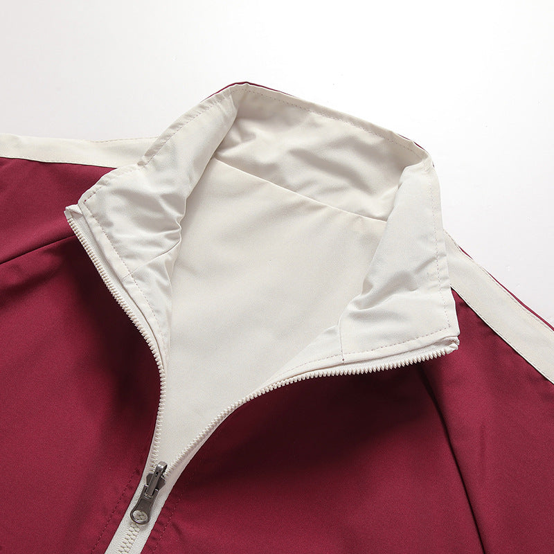 Herren Übergangsjacke Sportlich Mit Kragen Reißverschlusstaschen