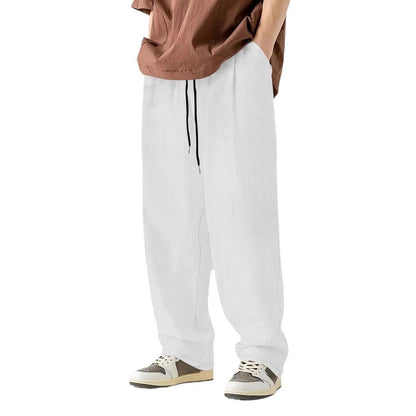 Bequeme Herren Ripp Hose Elastischer Bund Stretch