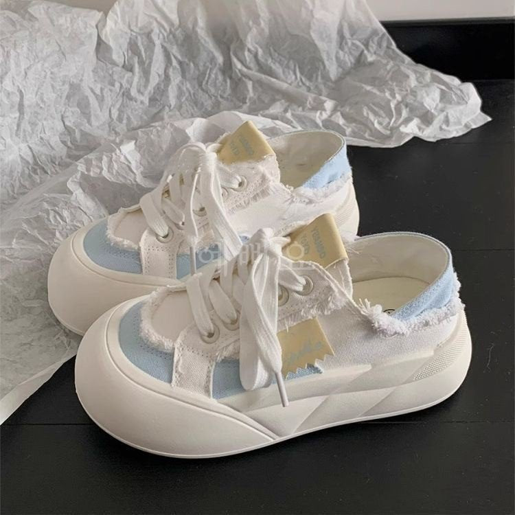 Damen Sneaker Sportlich Große Sohle Trendy - BerlinGlamour