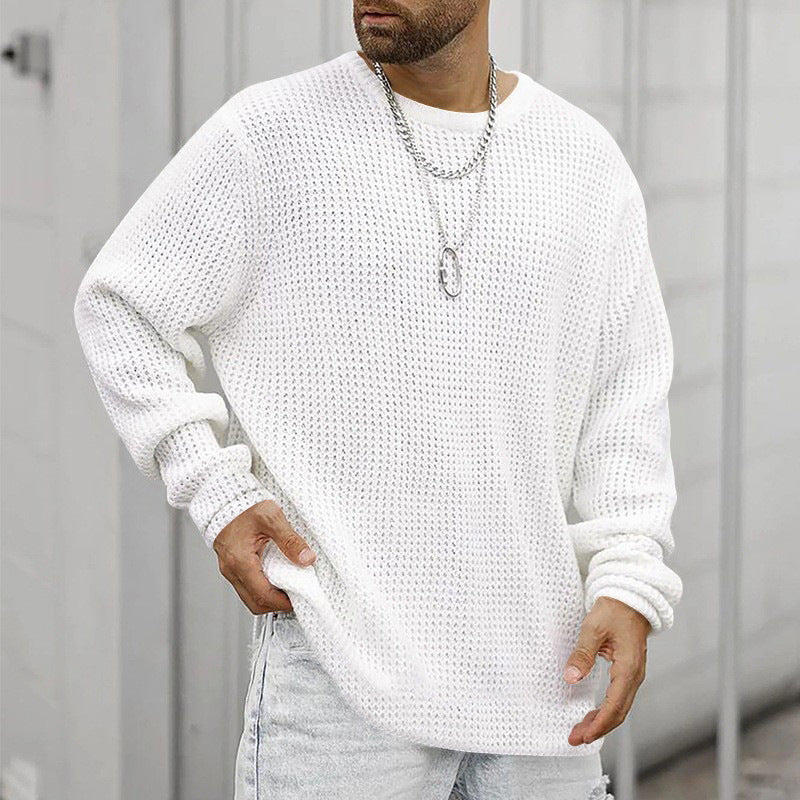 Herren Grobstrickpullover mit modernem Schnitt und kuscheligem Innenfutter BerlinGlamour.