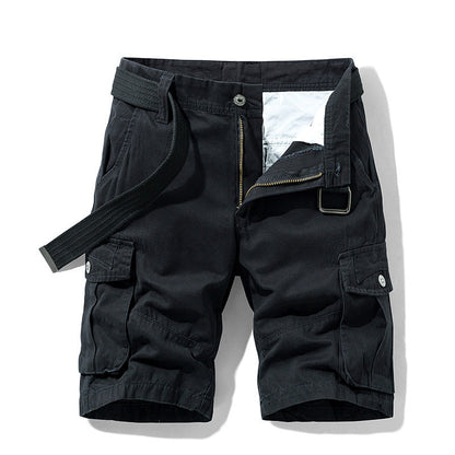 Herren Cargo-Shorts Bequem Multifunktions-Taschen Verstellbar