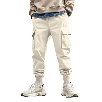 Herren Cargo-Hose Praktisch Mit Verstellbarem Bund