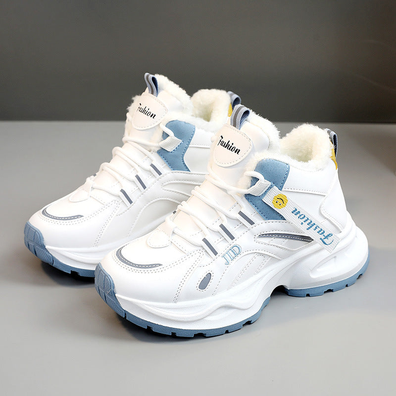 Damen Winter-Sneaker Gefüttert Rutschfest Atmungsaktiv