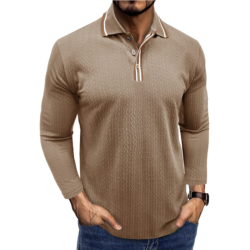 Herren Poloshirt Modern Strukturdesign Slim Fit - BerlinGlamour