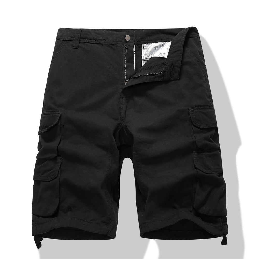 Herren Cargo Shorts Bequem atmungsaktiv mit Seitentaschen