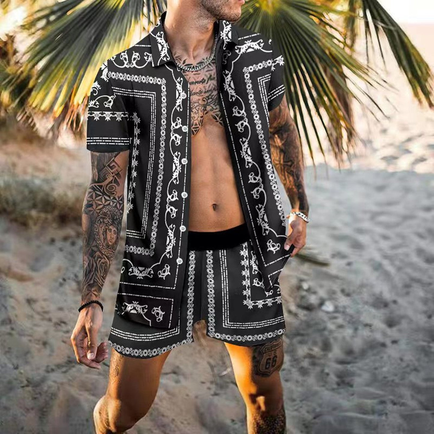 Männer Strandset Kurzarm Modern Berlin Style