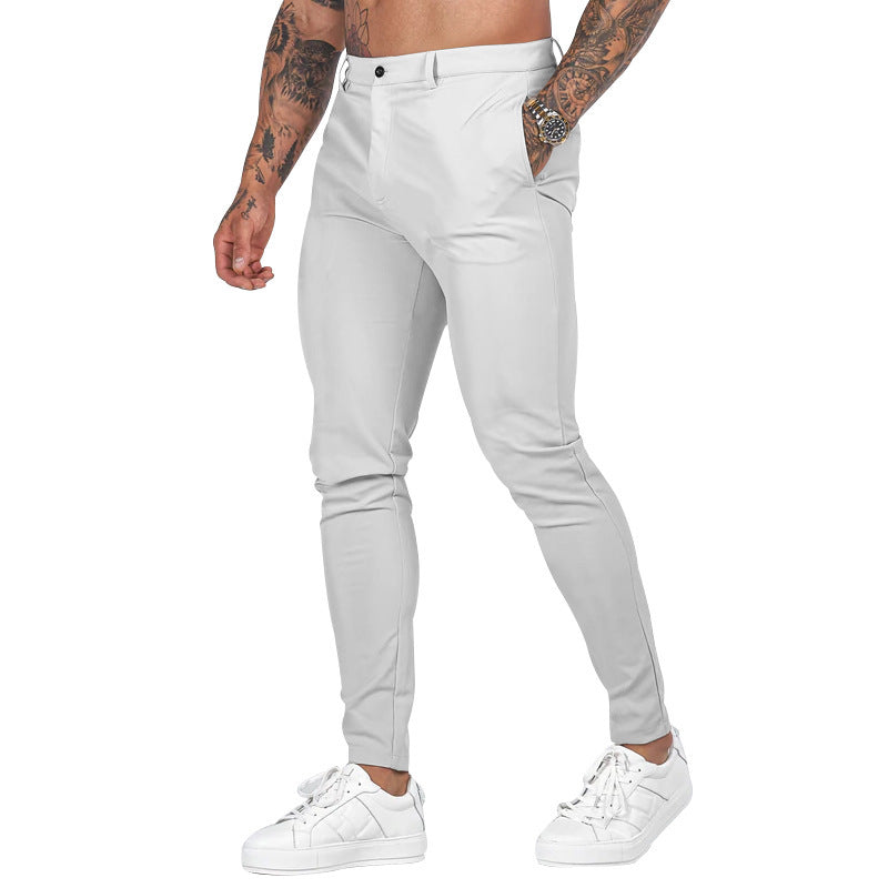Herren Chino-Hose Slim Fit Stretch Bequem Elegant
