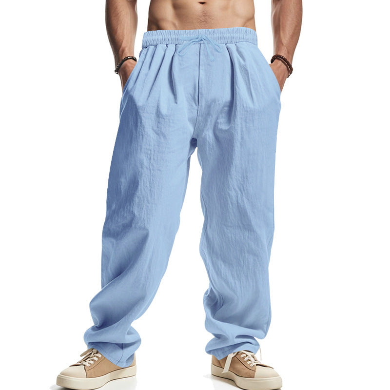 Herren Freizeithosen Bequem Elastischer Bund Modern