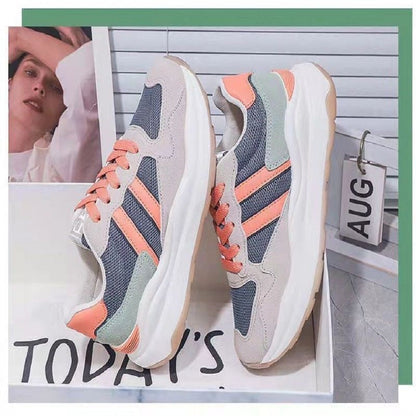 Damen Sneaker Atmungsaktiv Stoßdämpfend Modern