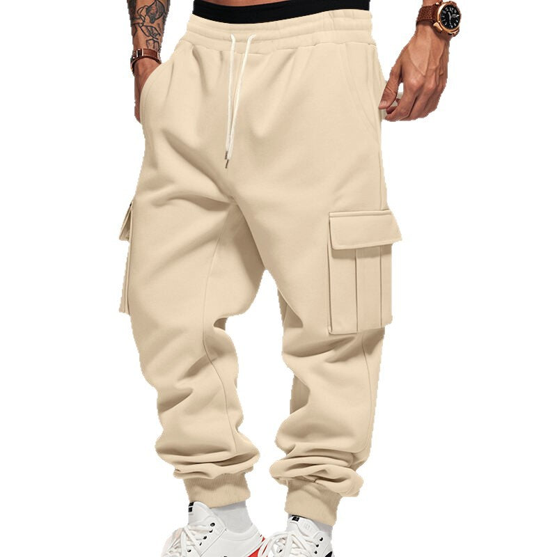 Herren Jogginghose Modisch Elastisch Mit Seitentaschen