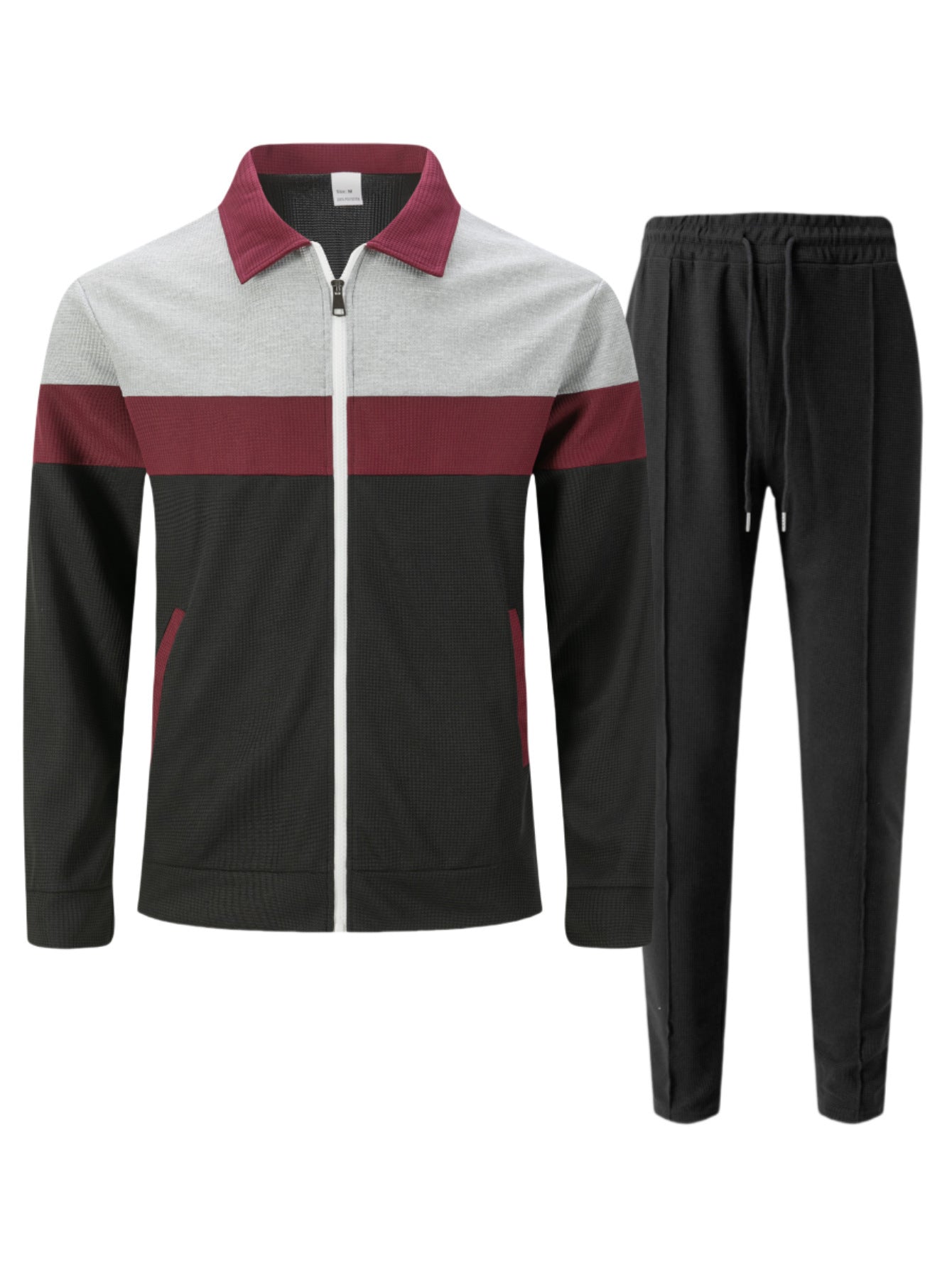 Herren Trainingsanzug Sport Set Atmungsaktiv Funktionsjacke