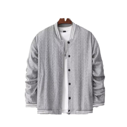 Herren Collegejacke Modern Classic Streifen Jacke