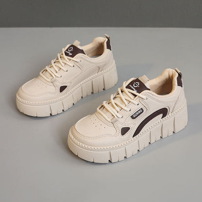 Damen Sneaker Plateau Sportlich Komfortabel Mit Dämpfung