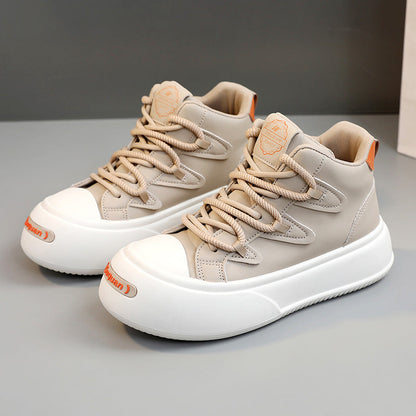 Damen Sneaker High-Top Sportlich Komfortabel Weich