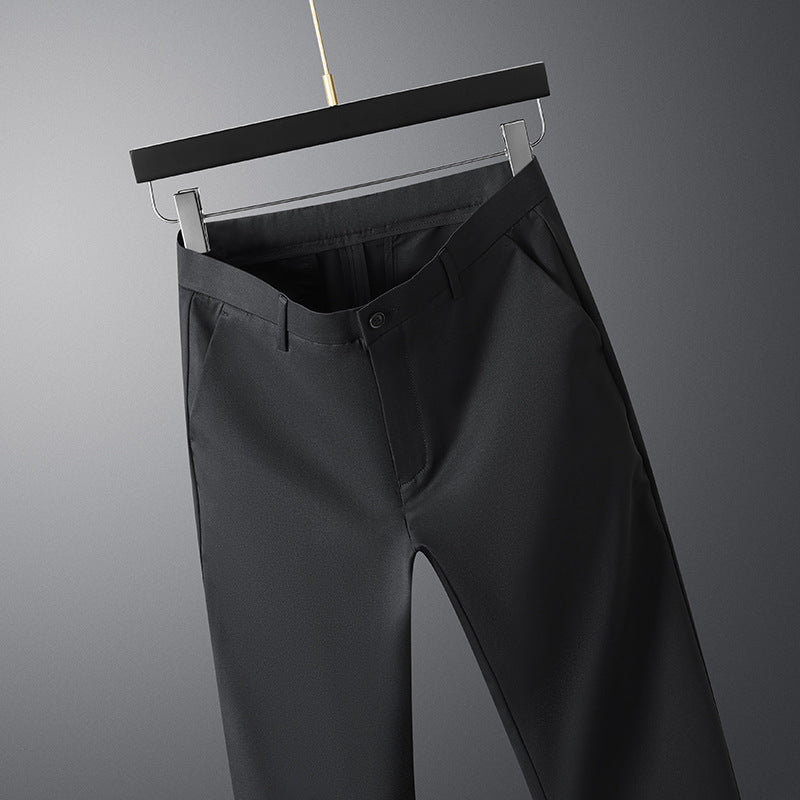 Herren Businesshose Elegant Slim Fit mit Gummizug