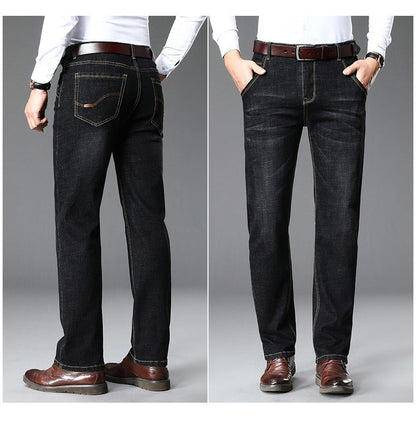 Herren Jeans Bequem Lässig Business Style