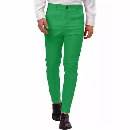 Herren Chino-Hose Slim Fit Bequem Elegant