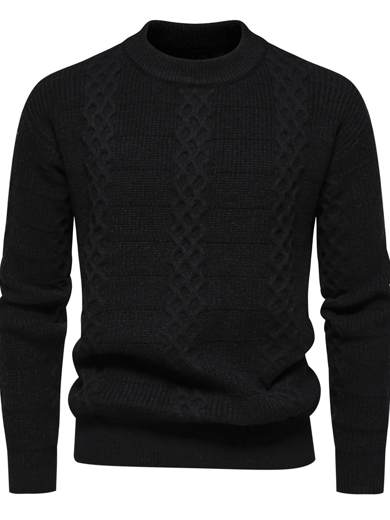 Herren Strickpullover Hochkragen Modern Style