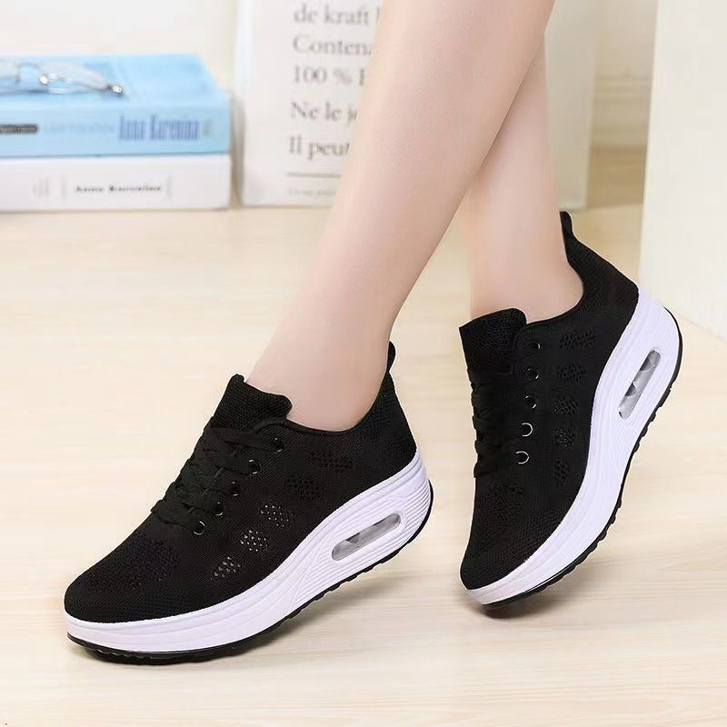 Damen Sport Sneaker Luftpolster atmungsaktiv