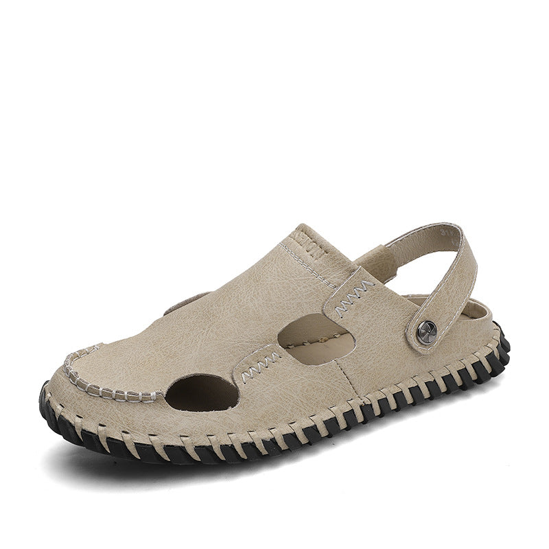 Damen Leder-Sandalen atmungsaktiv Rutschfest Sommer