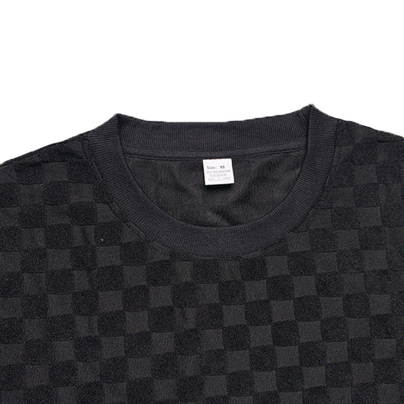 Herren Sportensemble Kariert Modern Streetwear