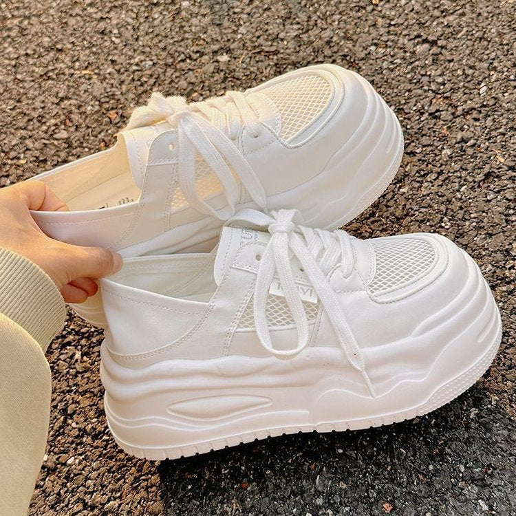 Damen Sneaker Chunky atmungsaktiv Mesh Sohle Weich - BerlinGlamour
