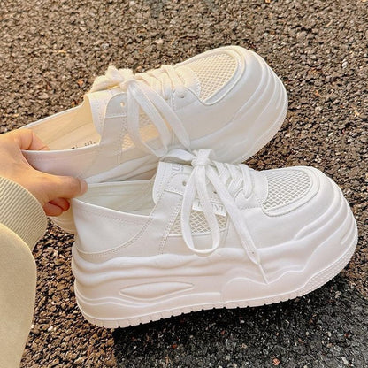 Damen Sneaker Chunky atmungsaktiv Mesh Sohle Weich - BerlinGlamour