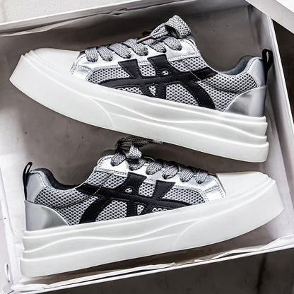 Damen Sneaker Hochplateau Schuhe Trendy Mode