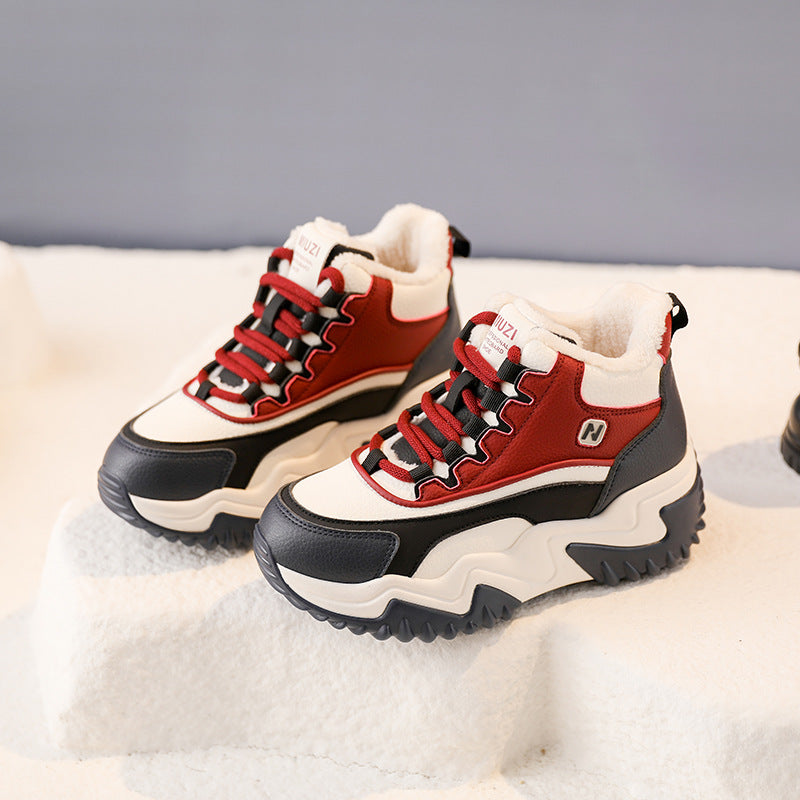 Damen Sneaker High-Top Sportlich Dämpfend Komfort