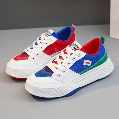 Damen Sneaker Sportlich Atmungsaktiv Farbenfroh