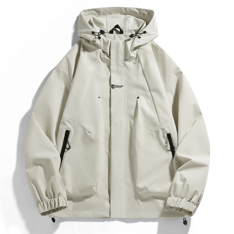 Herren Outdoorjacke Wasser- und Windschutz Funktionell