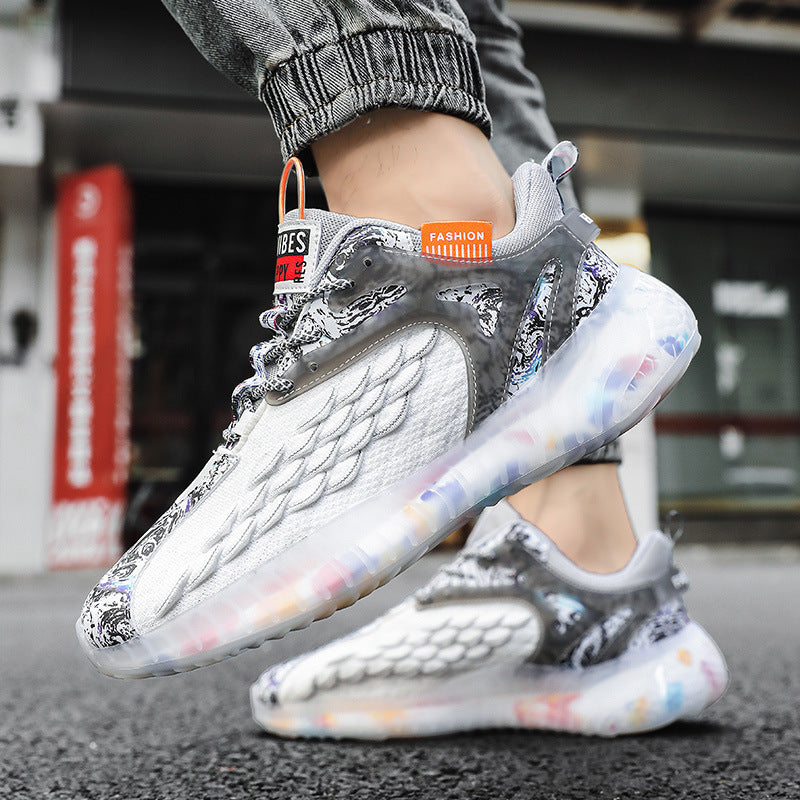 Damen Sneaker High-Tech Laufschuhe mit Dämpfungstechnologie