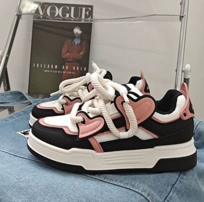 Damen Sneaker Sportlich Farbenfroh Verstellbar