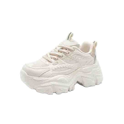 Damen Sneaker Chunky Sportlich Komfortabel Mesh