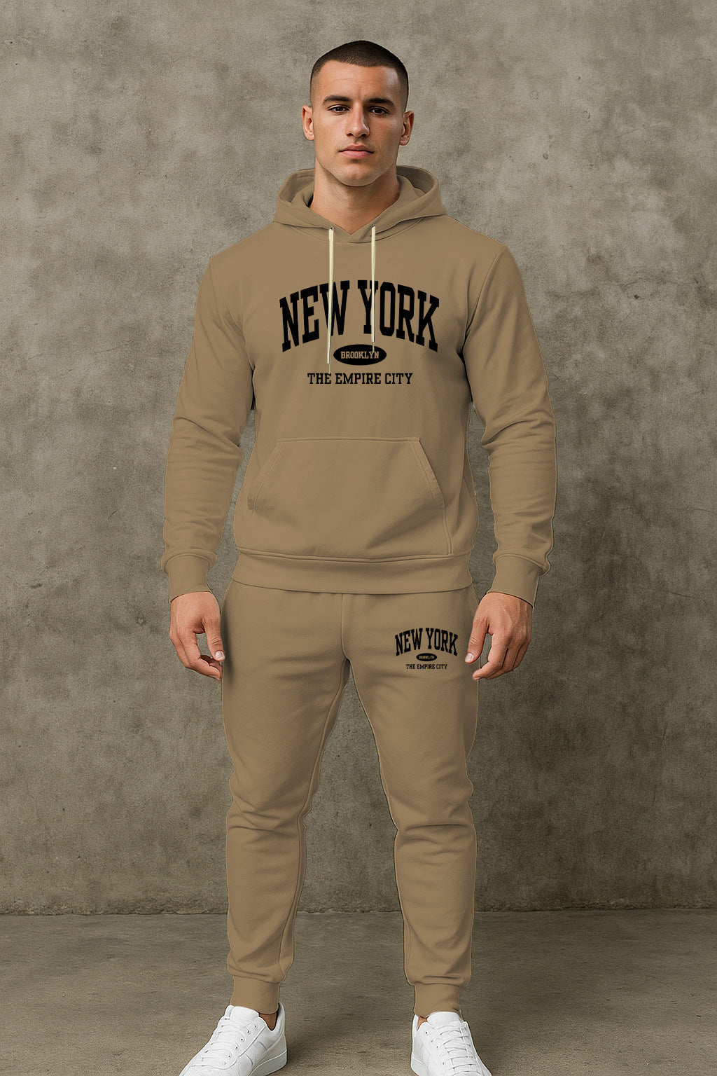 Herren Jogginganzug Sportlich Bequem Modern