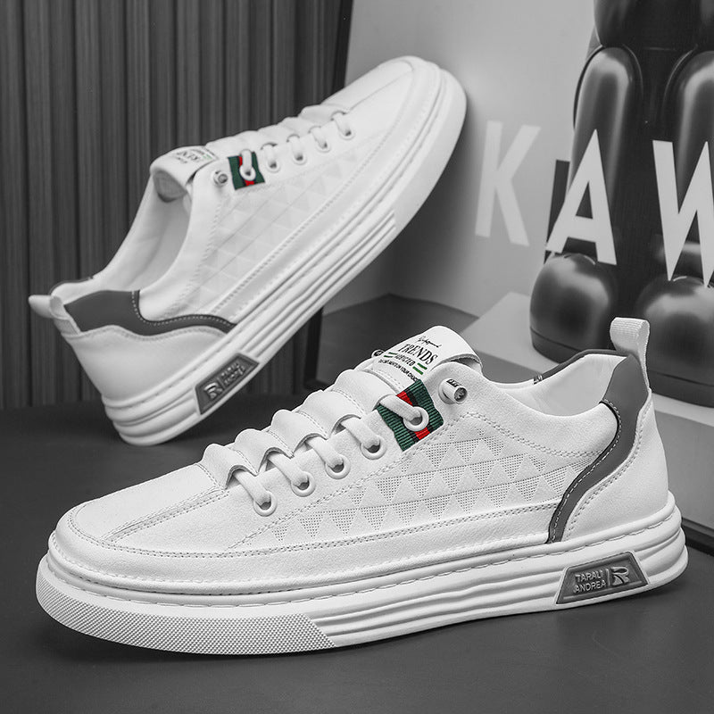 Damen Sneaker Bequem Sportlich Weiß