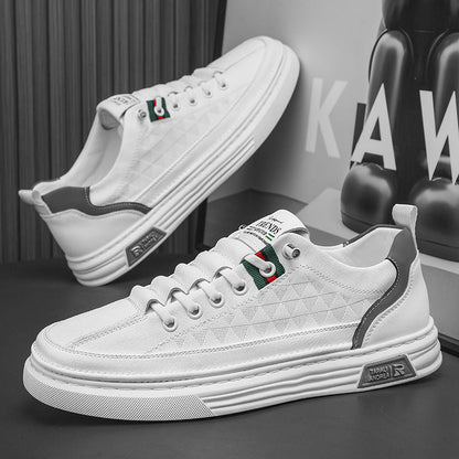 Damen Sneaker Bequem Sportlich Weiß