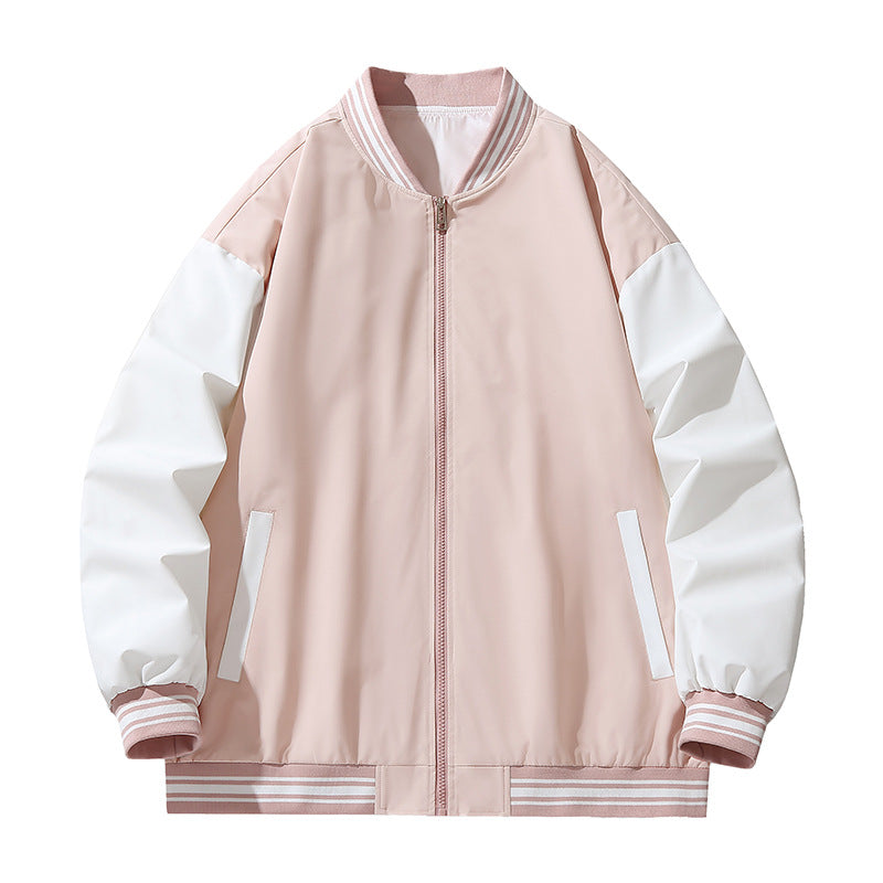 Herren Jacke Sportlich Gestreift Übergangsjacke Modern