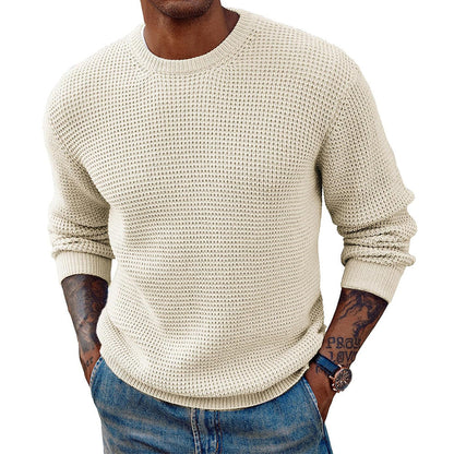 Herren Pullover Strukturiert Großstadt Chic