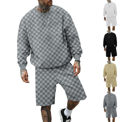 Herren Sportset Sweatshirt und Shorts Bequem - BerlinGlamour